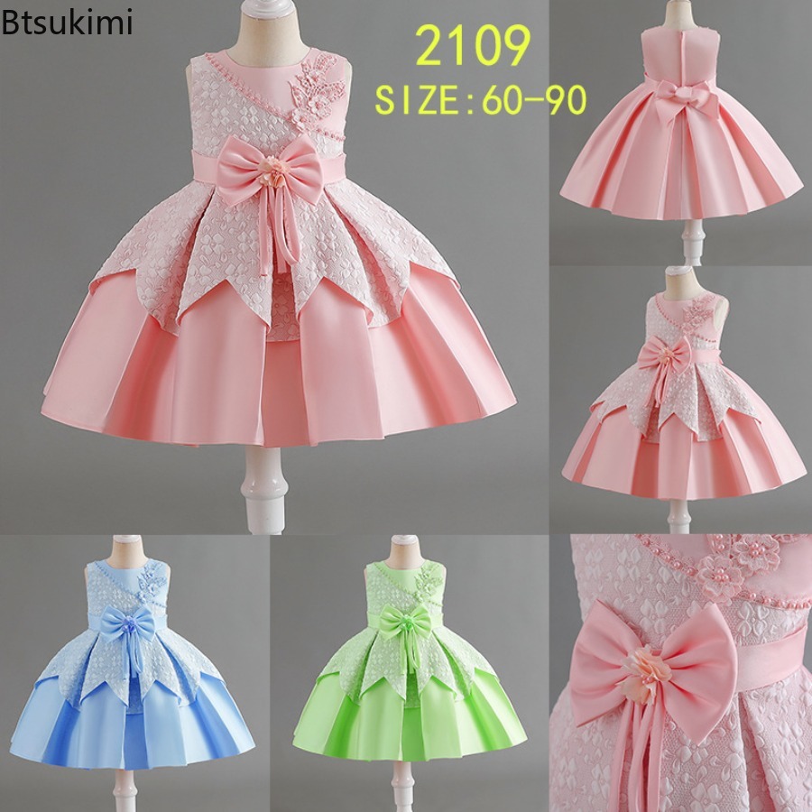 Baby Clothing High Quality - Nuevo 2026 vestido de flores Lce
