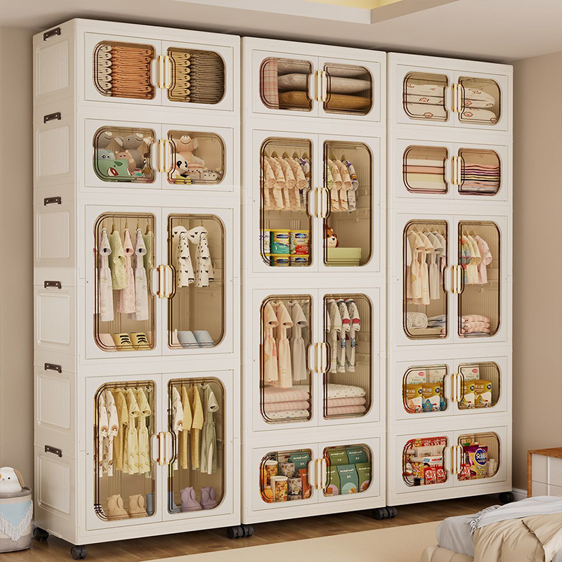 Baby Clothing Dresser - Armario Plegable Colorido para Niños –
