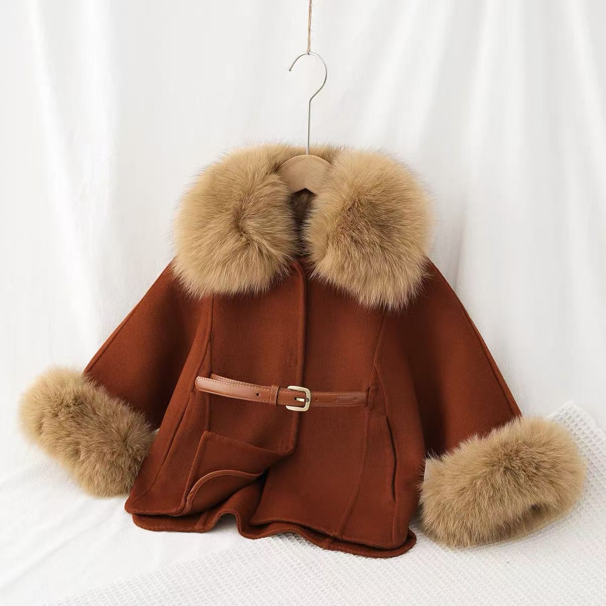 Baby Clothing High End - Abrigo de lana de doble cara