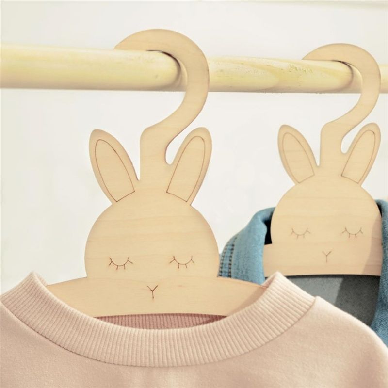 20 perchas de madera bonitas p - Baby Clothing Hanging Rack reseña y precio