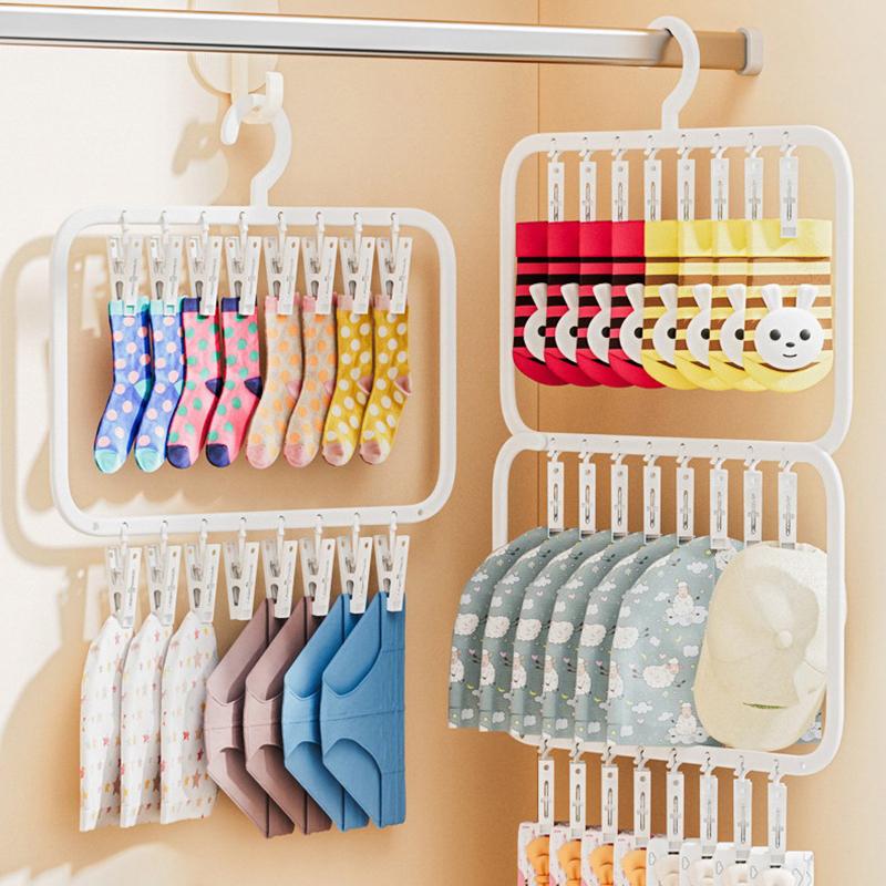 Colgador de secado de calcetin - Baby Clothing Hanging Rack reseña y precio